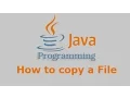 Java Tutorial - How to copy a File