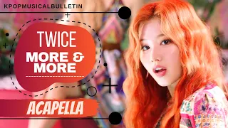 Download Twice-More \u0026 More Acapella | Vocals Only[clean mr removed] MP3