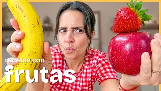 Qué hacer con FRUTAS? Ideas dulces y fáciles para no tirar nada
