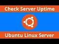 How To Check Your Ubuntu Linux Servers Uptime From The Command Line Terminal