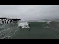24 Crystal Pier Pacific Beach San Diego Surfing Complete Raw Unedited Drone Surf Footage