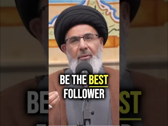 ⁣Be The Best Follower | Dr. Sayed Moustafa al Qazwini #imammahdi #prophetmuhammad #ahlulbayt