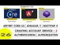 Creating Account Service in Angular 7 for Authentication and Authorization - Part 2