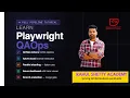 Playwright QAOps Full Setup GitHub Actions Azure Cloud Merge Gate Dashboard Reports