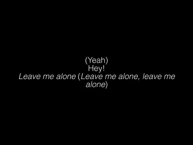 NF - Leave Me Alone Lyrics / Lyric video