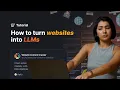 Scrape Data for AI and LLMs Website Content Crawler Tutorial