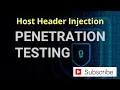Penetration Testing - Host Header Injection Craw Cyber Security