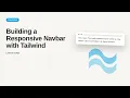 Tailwind CSS - Web development basic Series Building a Responsive Navbar with Tailwind