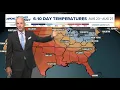 Heat and humidity stretches until Friday