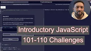 Step-by-Step FreeCodeCamp JavaScript Tutorial 101-110 Easy Beginner Challenges