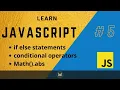 Learn JavaScript by creating a Game using HTML CSS and JS part 5