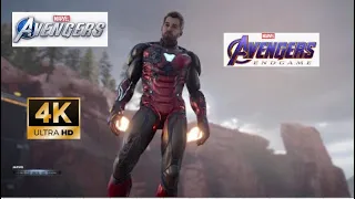 armor chase mission w endgame snap iron man outfit marvels avengers 4k 60fps 