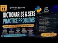 11 - Python Dictionaries Sets Dictionary Methods Set Operations Examples Python Tutorial