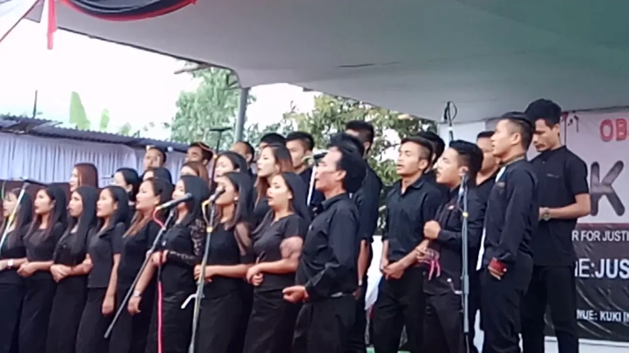 Kinep nagam kagel chimpoi CFC Church Choir(KUKI BLACK DAY 2018 @DHQ Tuibong)