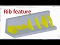 Solid Edge Tutorials How to use Rib feature Rib Command