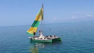 Captains Trade Sailboats to Sail to Belize Atoll (Ep.112 Sailing w/the Litzenbergers)