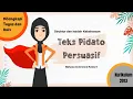 Lagu Kelas 9 - Teks Pidato Persuasif Lengkap dengan Tugas