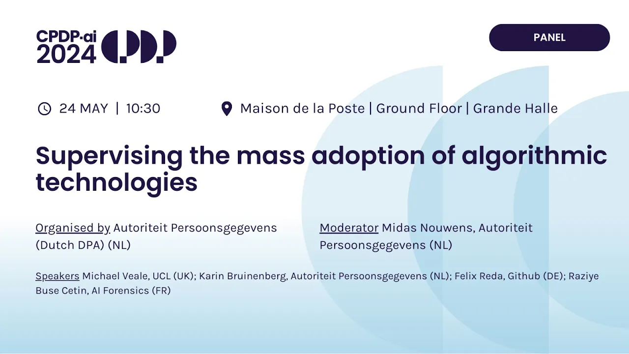 CPDP.ai 2024 - Supervising the Mass Adoption of Algorithmic Technologies