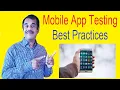 best practices for mobile app testing explained testingshala