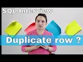 P How to find duplicate records in oracle SQL Database - interview question by Rakesh Malviya