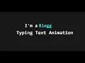 CSS Text Typing Animation Multiple Text Typing Animation
