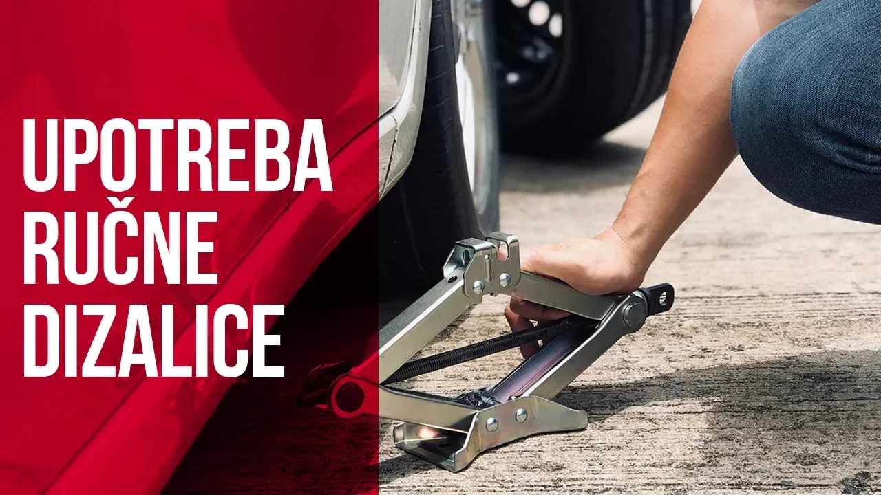 Kako da bezbedno podignete automobil ručnom dizalicom