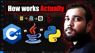 How Java vs C vs Python works Internally by Coding Wallah Sir