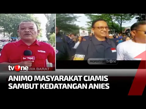 Eks Gubernur DKI Anies Baswedan Jalan Sehat Bersama Ribuan Warga Ciamis