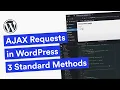 WordPress AJAX Forms and jQuery Magic WordPress Plugin Development