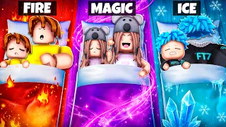 Having An ELEMENTAL SLEEPOVER with our BABY PLUSHIES..(Brookhaven)