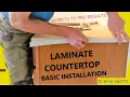 Laminate Countertop Basics - SECRETS TO PROFESSIONAL RESULTS
