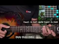 Tera Hua Sahiba - Garvit - Pritansh x Hansika | Guitar Lesson | Easy Chords | (Musafir Cafe)
