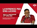 Download Lagu PSP Rally @ Marymount 24 April 2025 - Lawrence Pek Eng Leong