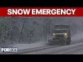 Philadelphia snow storm Snow emergency declared schools closed Monday