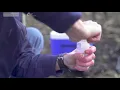 3 Collecting water samples in the field