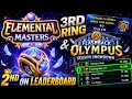 8 Ball Pool - ELEMENTAL MASTERS Air 3rd RING 2nd On Showdown LEADERBOARD