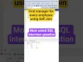Find Manager for Every Employee using Self Join in SQL