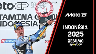 summary motogp indonesia 2025 sport tv