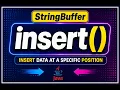 StringBuffer insert Method in Java Add Data at Any Position Easily