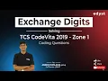 Exchange Digits TCS CodeVita 2019 Question with Answer