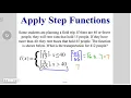 Algebra 5-3 Step Functions