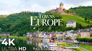 Europe Towns 4K Relaxation Film With Peaceful Relaxing Music Nature Video Ultra HD  Europe Towns 4K Relaxation Film With Peaceful Relaxing Music Nature Video Ultra HD