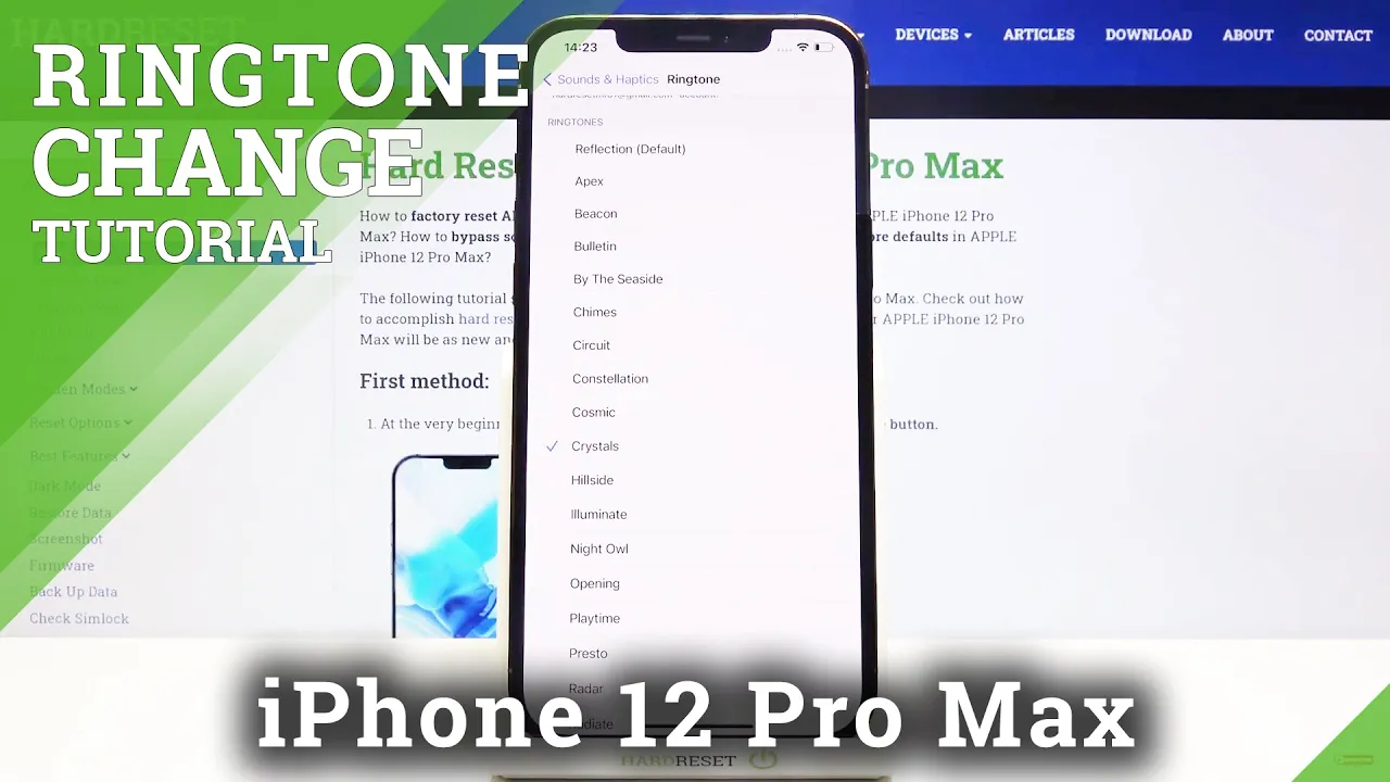 How to Change Ringtone on iPhone 12 Pro Max – Ringtone List