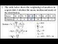 Mean median and mode of grouped Data Lesson 1