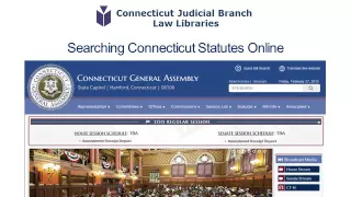 Searching CT Statutes Online