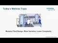 On-Demand Webinar Solid Edge - Modular Plant Design