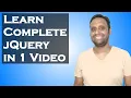 Learn Complete jQuery in 1 jQuery Tutorial For Beginners with 3 Exercises in Hindi