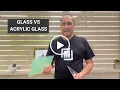 Glass vs Acrylic Glass which is best for your photo frames