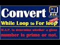 C programming Part 61 W A P to determine whether a given number is prime or not