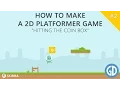 2 How To Make A 2D Platformer Game Hitting The Coin Box Construct 2 Tutorial